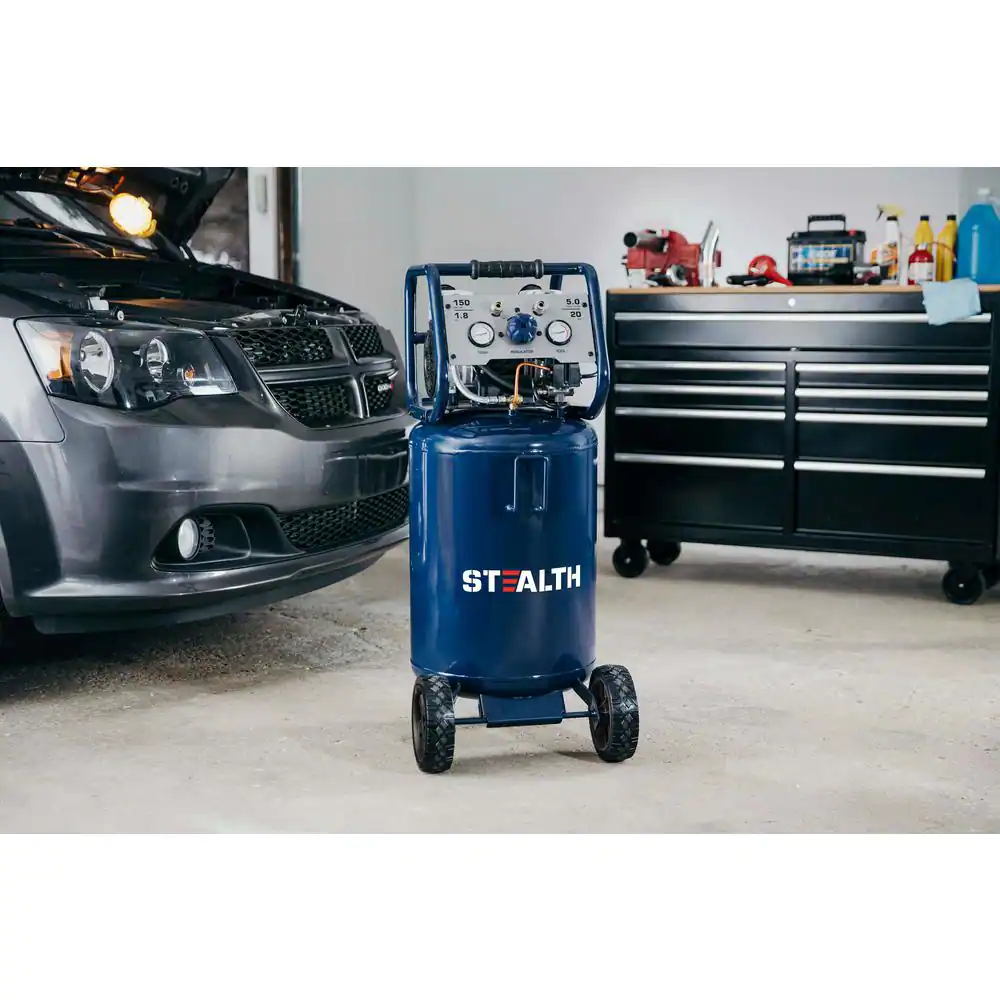 Stealth Professional 20 Gal. 150 PSI 2 Portable Vertical Electric Air Compressor