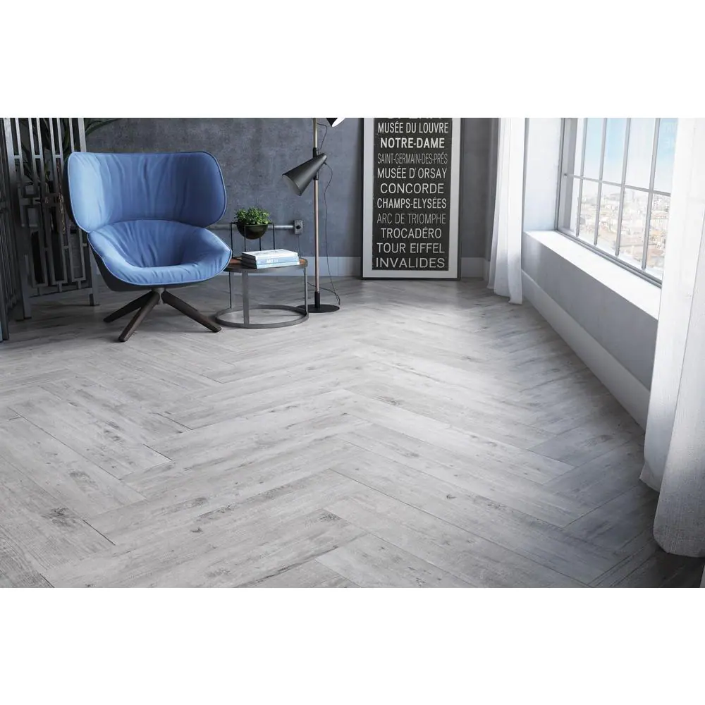 ELIANE Safari Glacier 8 in. x 36 in. Glazed Porcelain Floor and Wall Tile (11.52 sq. ft./case)