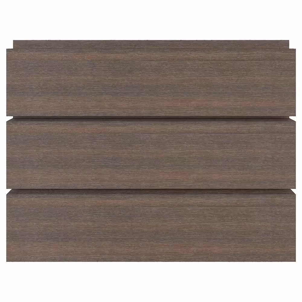NewTechWood 6.7 in. x 192 in. Shadowline All Weather System Composite Siding in Brazilian Ipe (12-Piece)