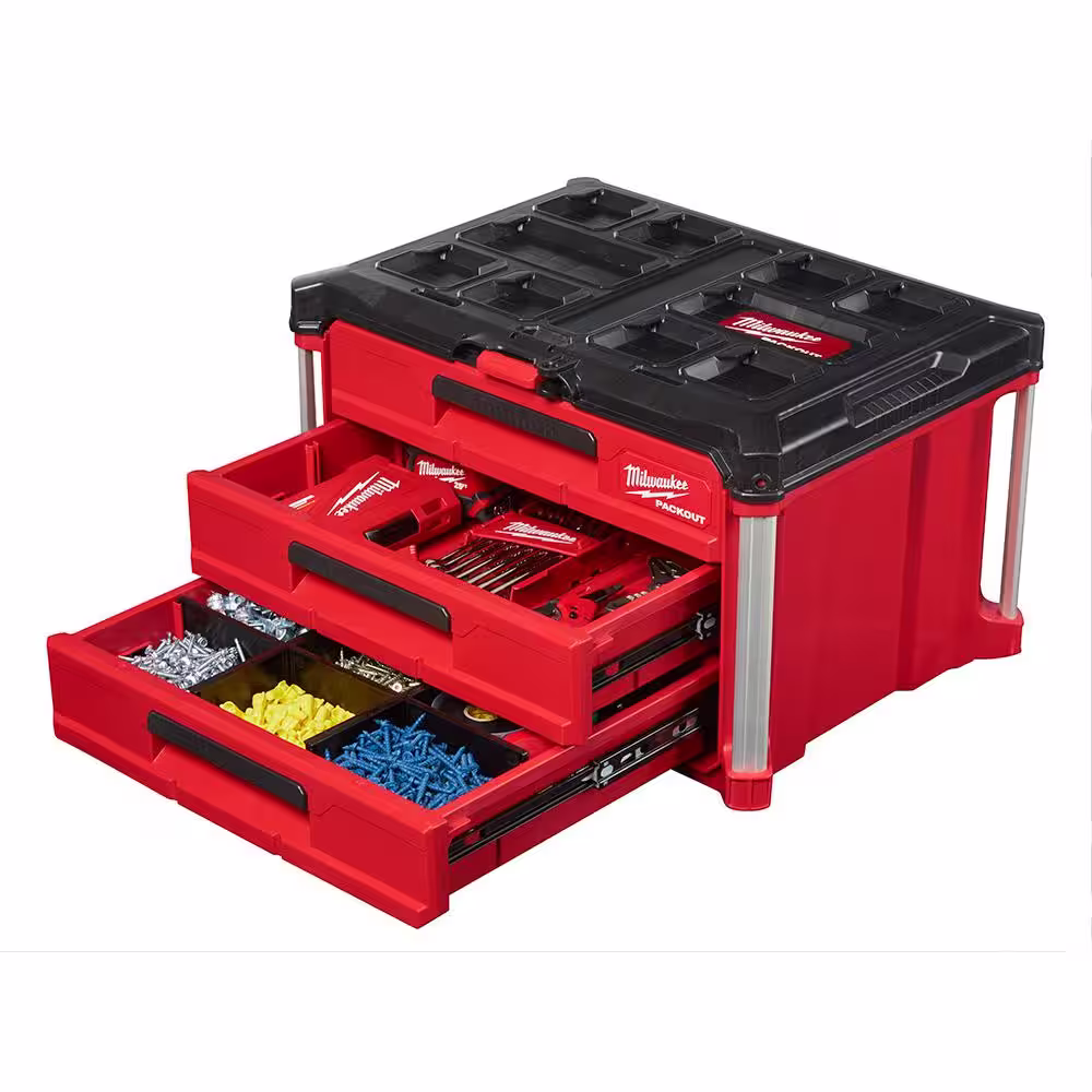 Milwaukee PACKOUT 22 in. 3-Drawer and 2-Drawer