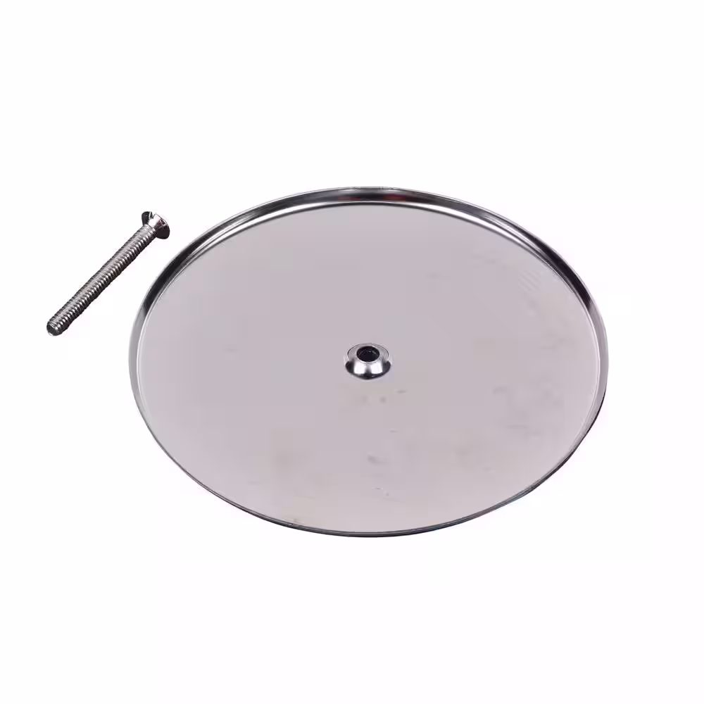 Oatey 6 in. Stainless Steel Flat Cleanout Cover Plate