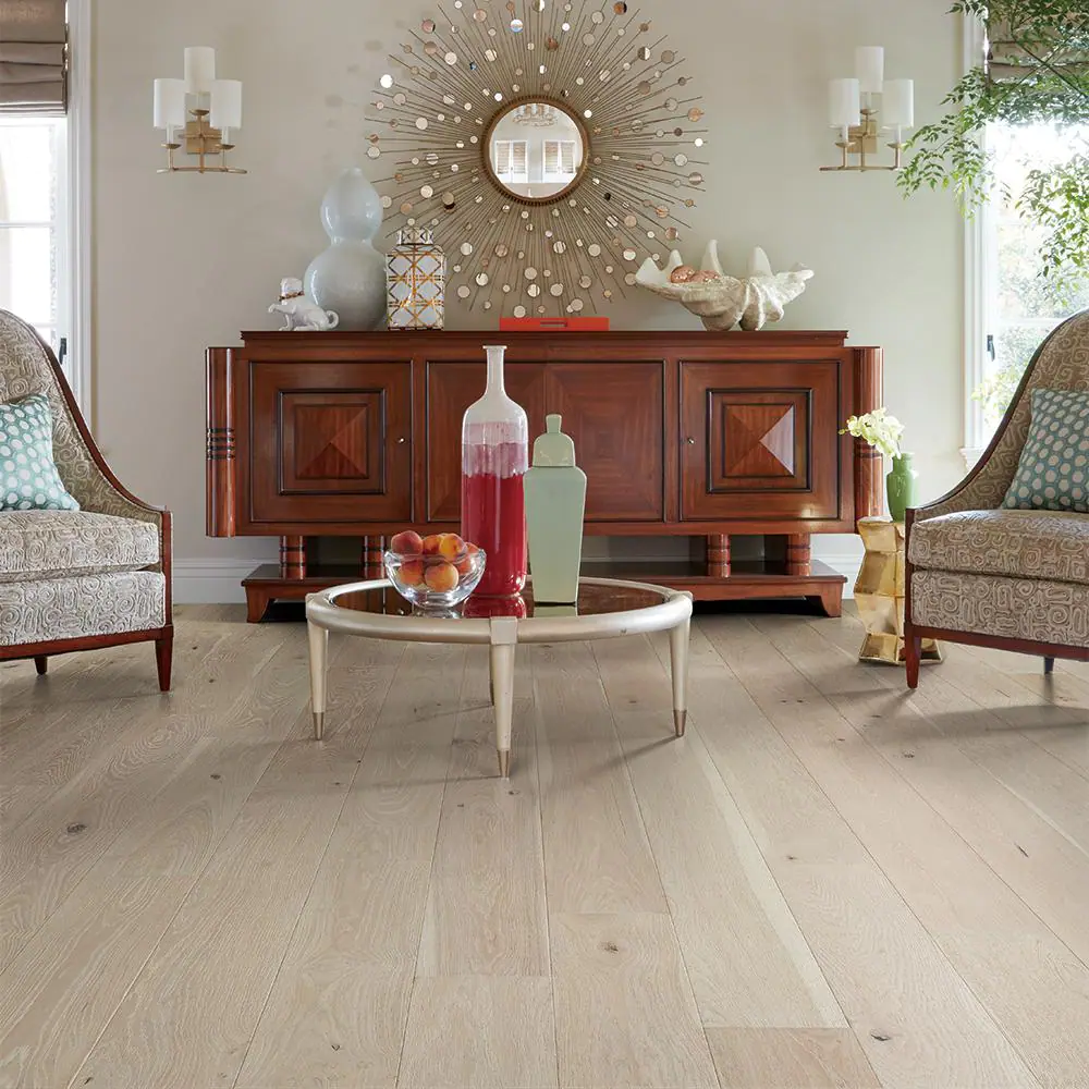 Malibu Wide Plank Rockaway French Oak 1/2 in. T x 7.5 in. W Water Resistant Wire Brushed Engineered Hardwood Flooring (23.3 sq. ft./case)
