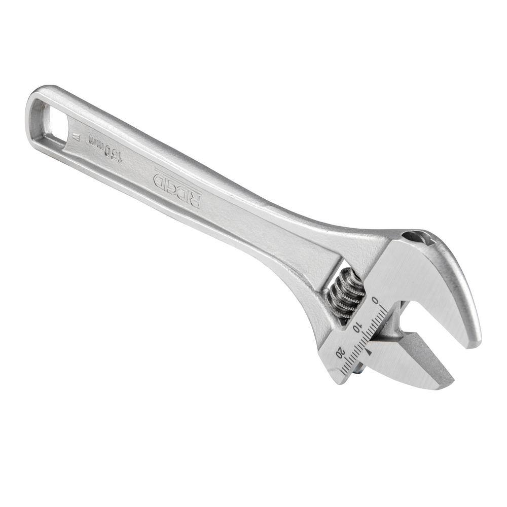 RIDGID 6 In. ADJUSTABLE WRENCH