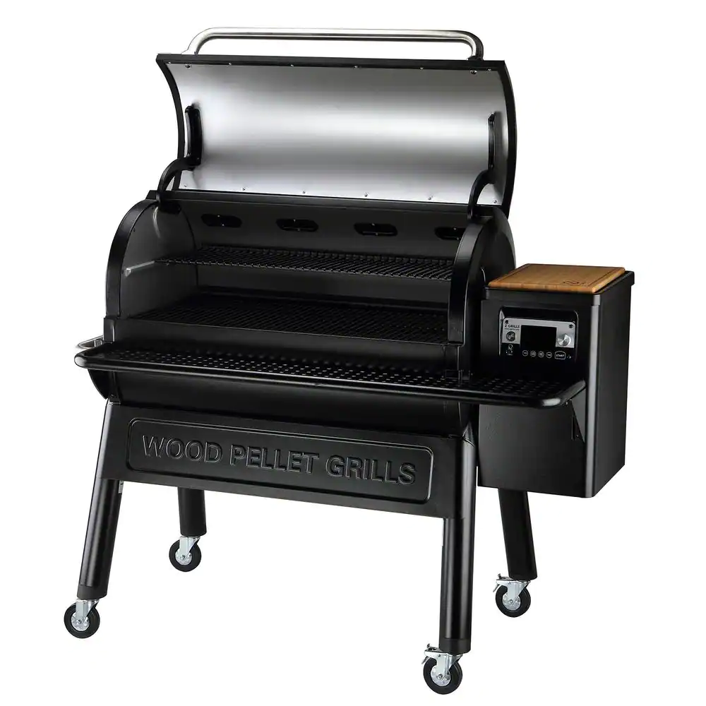 Z GRILLS 1068 sq. in. Wi-Fi Wood Pellet Smart Grill and Smoker PID 2.0 in Black