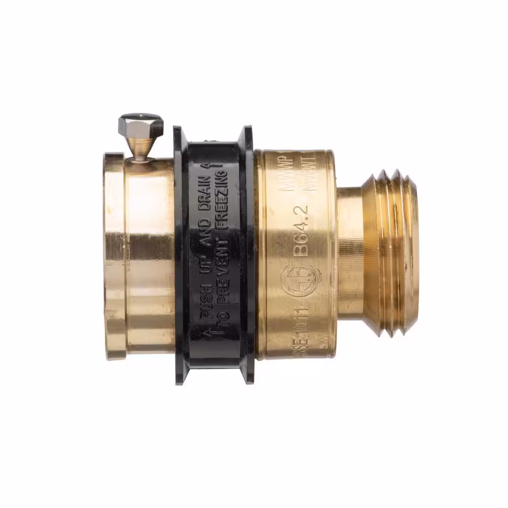 Wilkins Hose Connection Back Flow Preventer 3/4 in. FNH x 3/4 in. MNH Lead Free