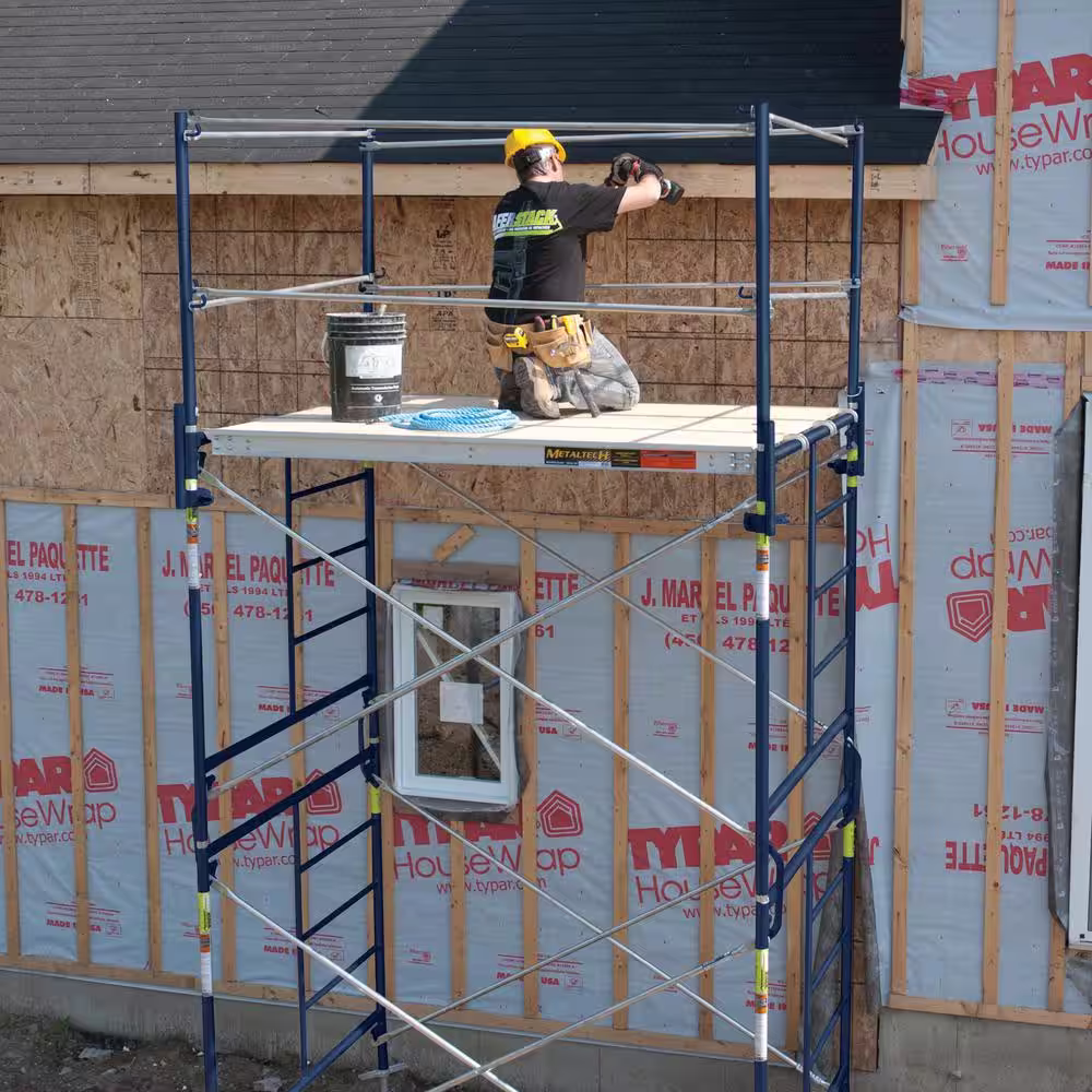 MetalTech 5 ft. x 5 ft. Blue Standard Mason Scaffold Frame