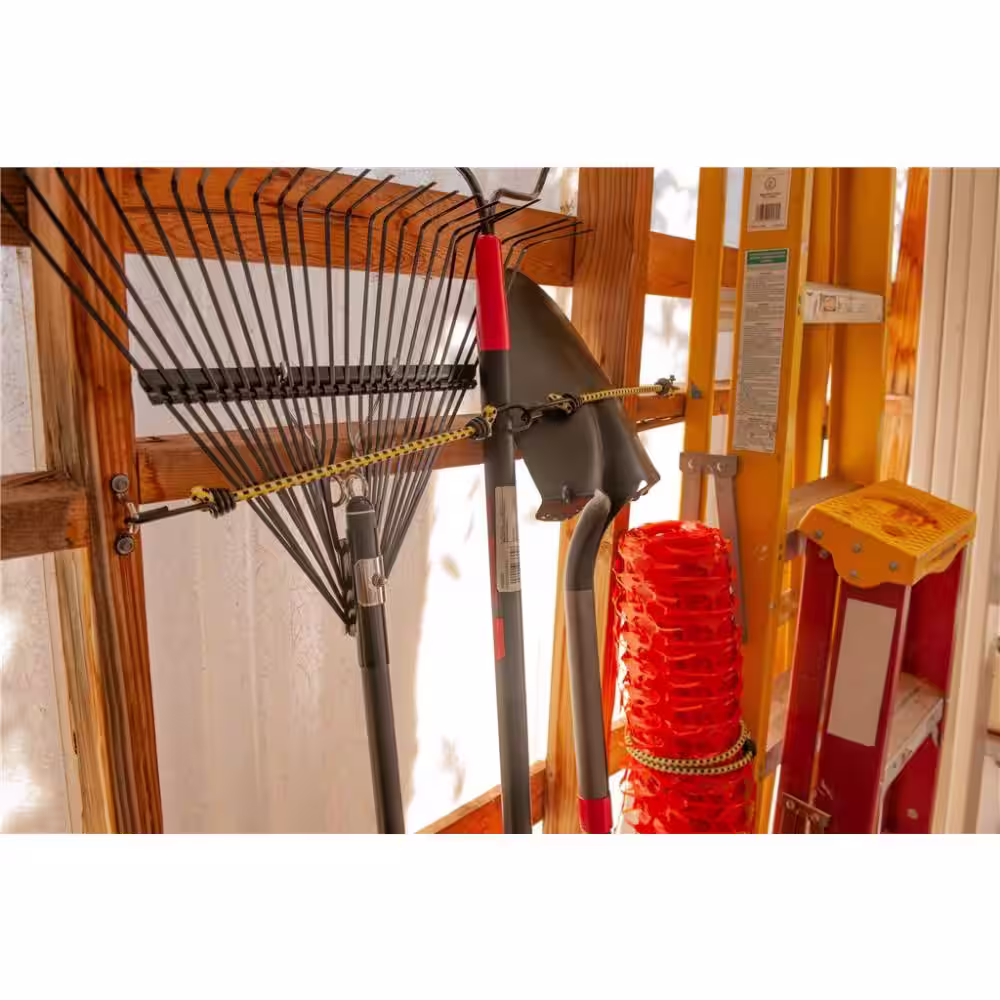 Keeper 13 in. Yellow Bungee Cord with Coated Hooks