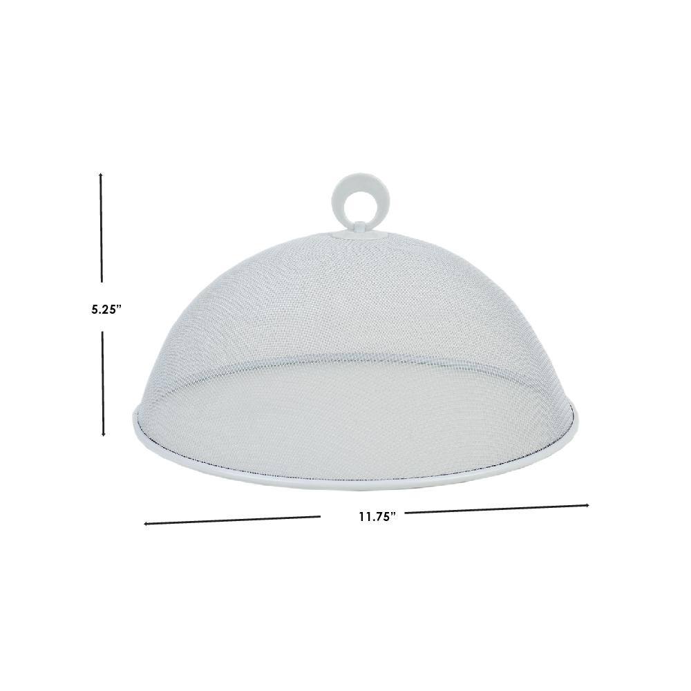 Home Basics Round Metal Mesh Food Plate Cover