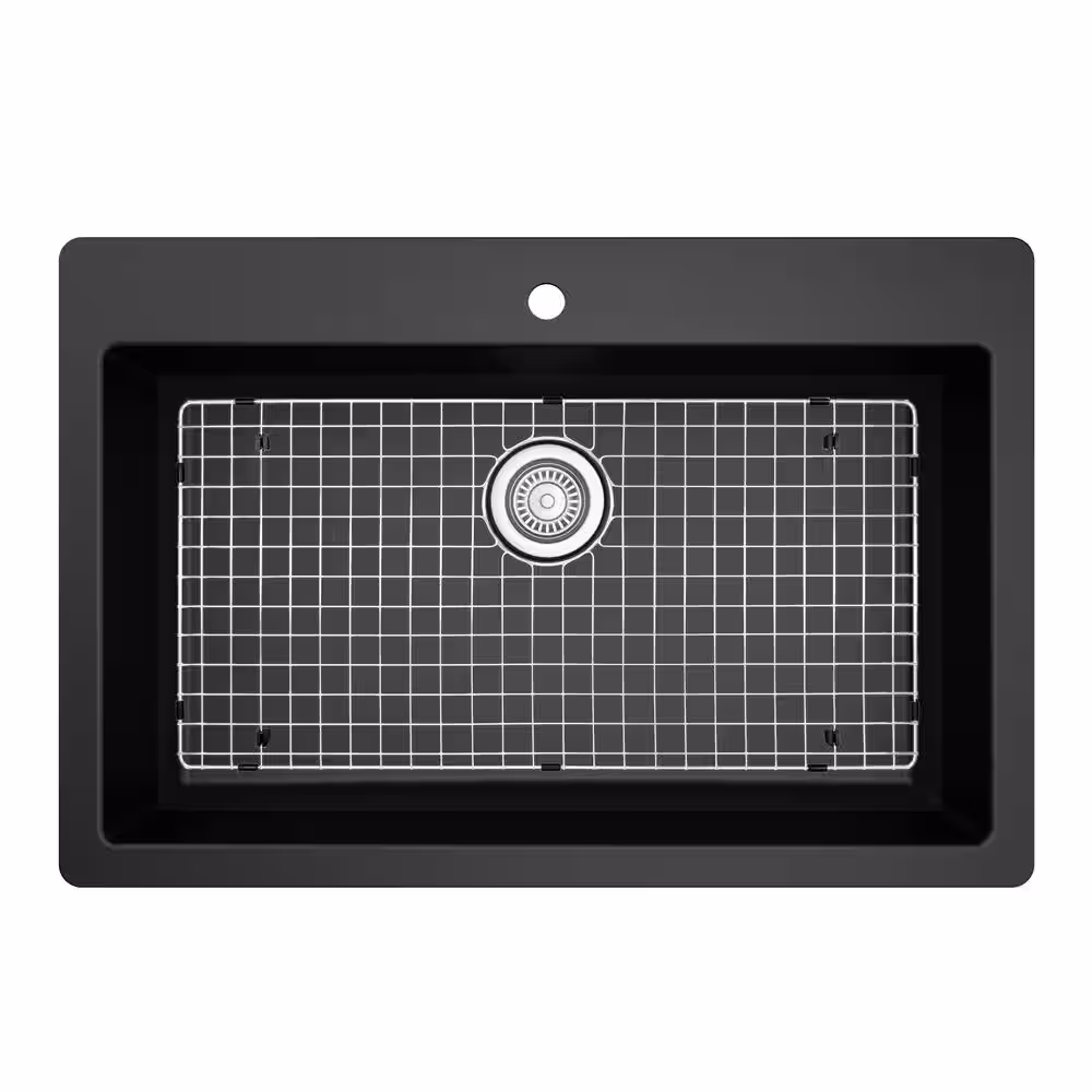 Karran 28-1/4 in. x 14-1/4 in. Stainless Steel Bottom Grid Fits QT-812 and QU-812