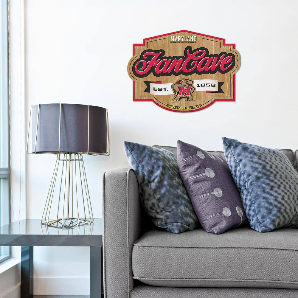 YouTheFan NCAA Maryland Terrapins Fan Cave Decorative Sign