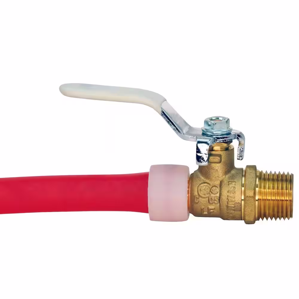 Apollo 3/4 in. Brass PEX-A Barb x 3/4 in. Male Pipe Thread Ball Valve