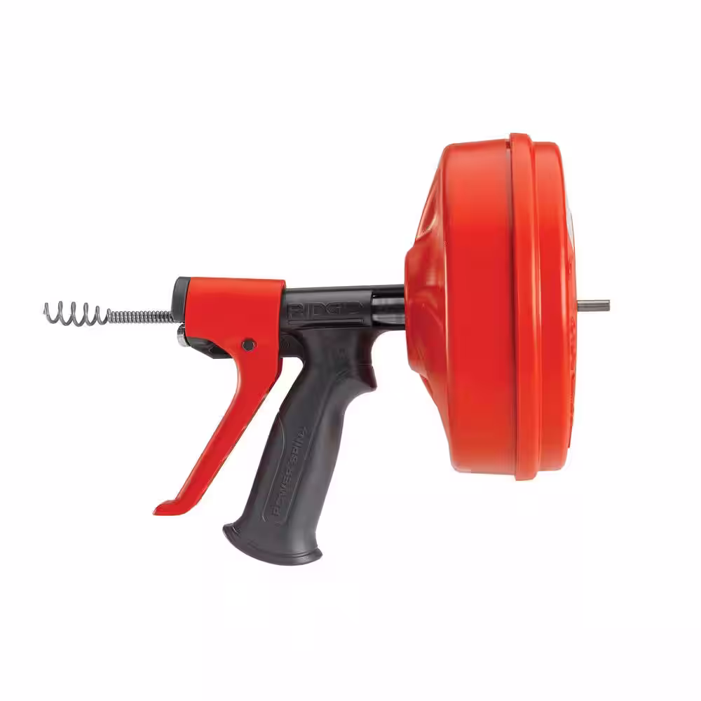 RIDGID Power Spin+ 1/4 in. x 25 ft. Hybrid Drain Cleaning Snake Auger (Manual or Cordless Drill Operated, Tool Only)