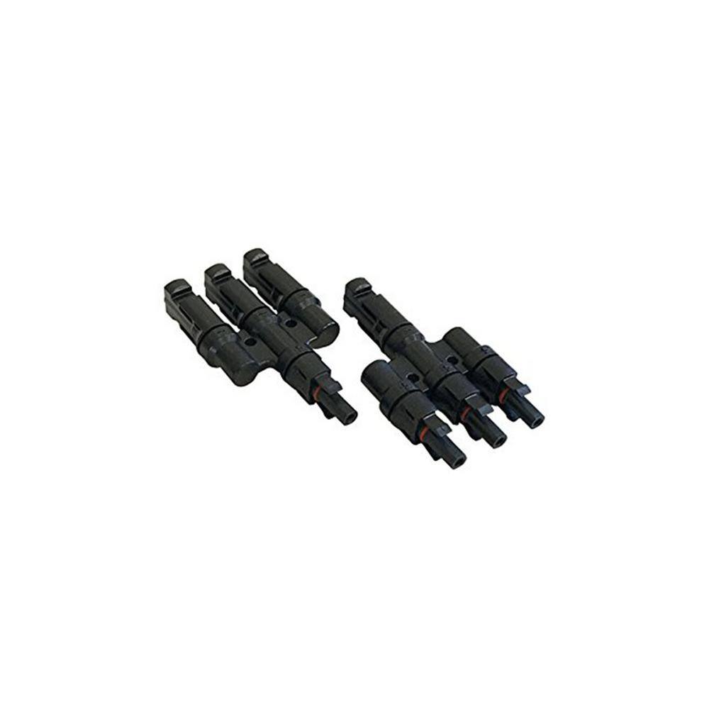 Renogy Male and Female Y3 Branch Connectors MMMF+FFFM Pair