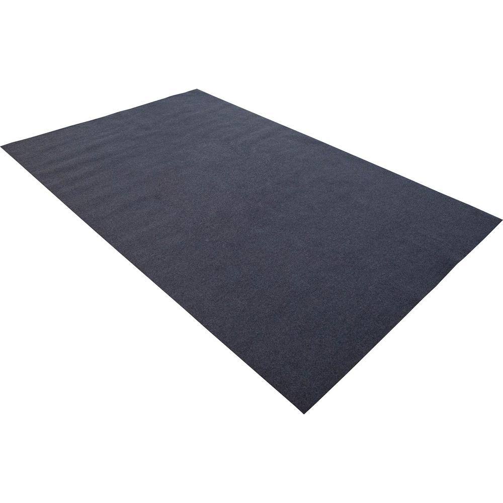 Armor All 7 ft. 4 in W x 8 ft. 4 in. L Charcoal Gray Commercial/Residential Grade Polyester Garage Flooring Mat