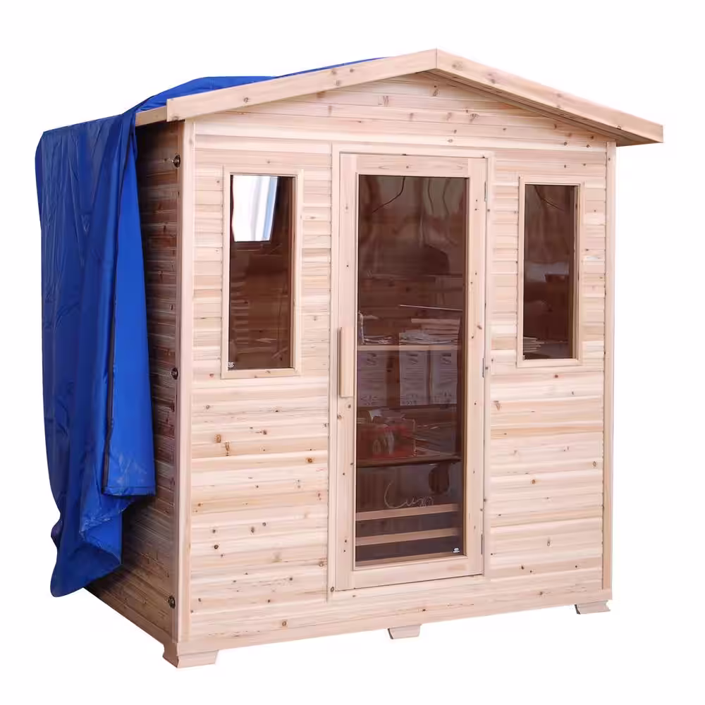 SUNRAY SAUNAS 3-Person Outdoor Sauna