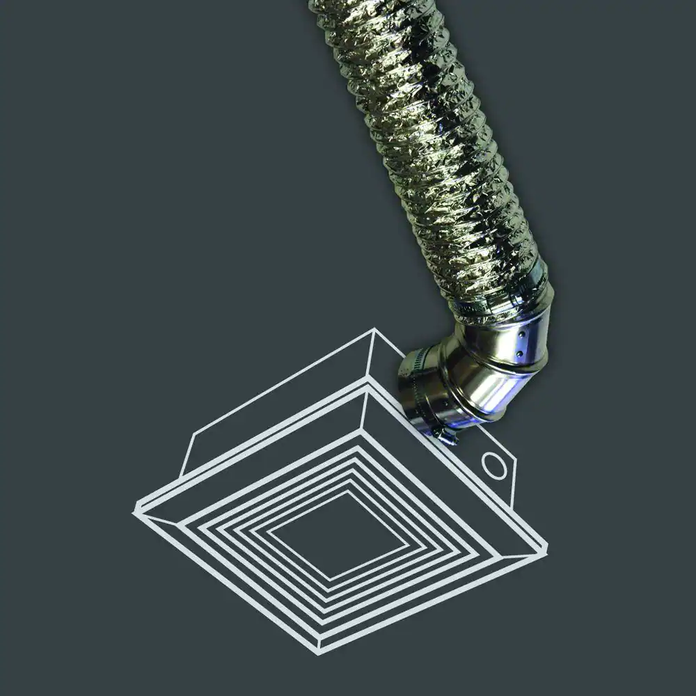 Everbilt 4 in. Aluminum 90-Degree Elbow