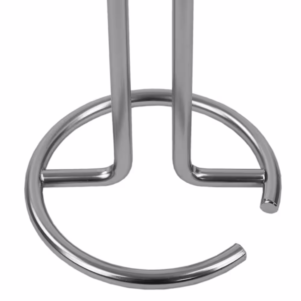 None Simplicity Freestanding Satin Nickel Paper Towel Holder