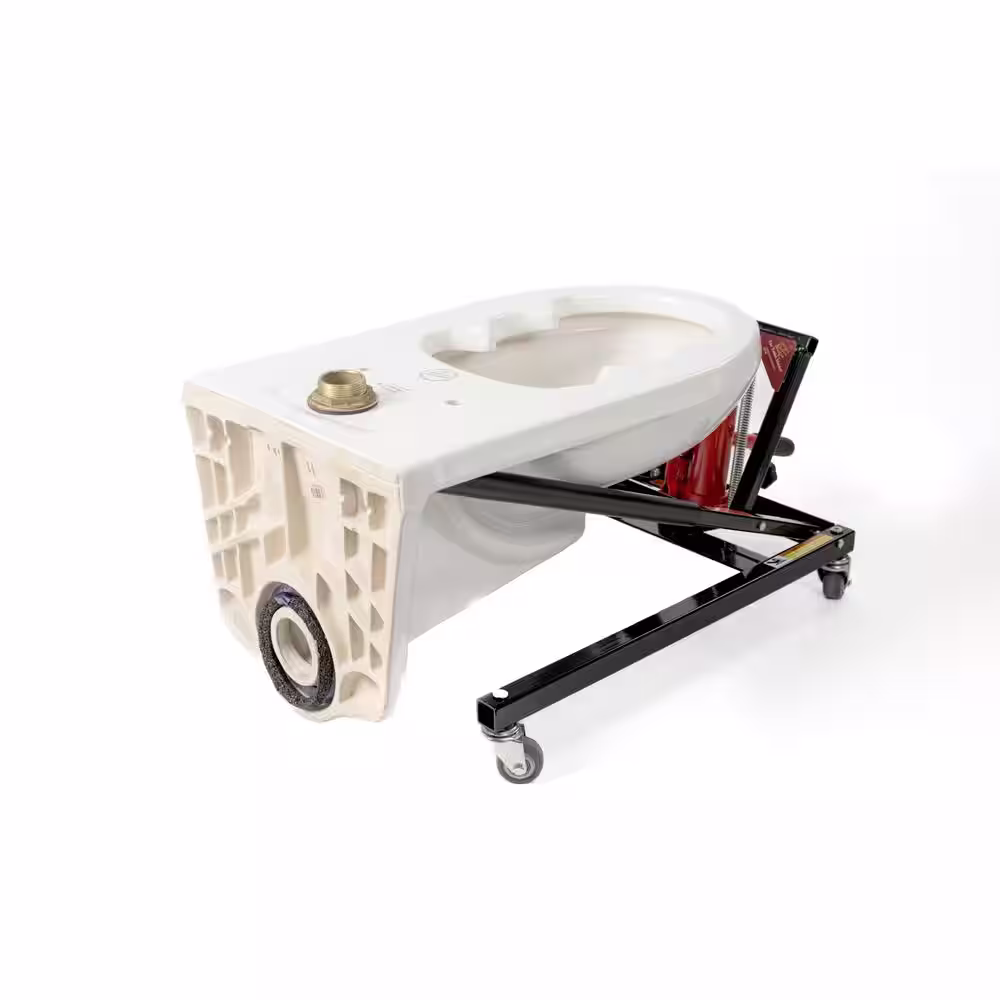 None Toilet Master Jack is a PRO Tool Designed to Easily Lift, Move, and Install Toilets