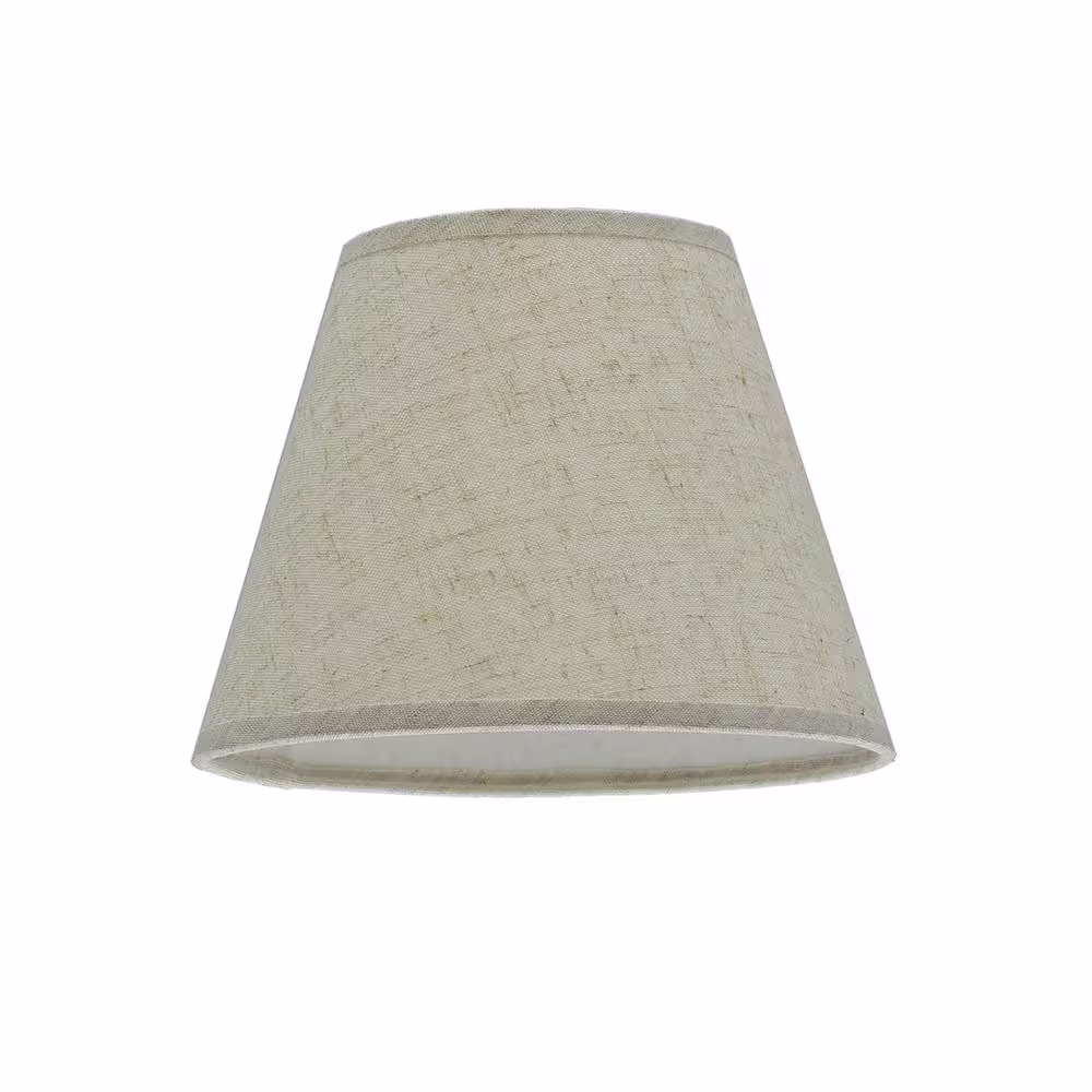 Aspen Creative Corporation 9 in. x 7 in. Flaxen Hardback Empire Lamp Shade