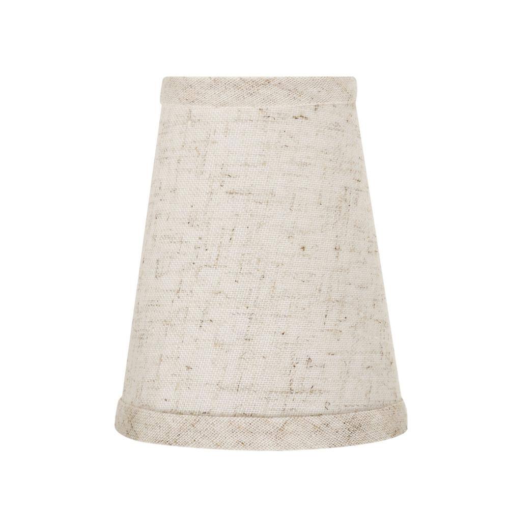 Aspen Creative Corporation 4 in. x 5 in. Flaxen Hardback Empire Lamp Shade (2-Pack)