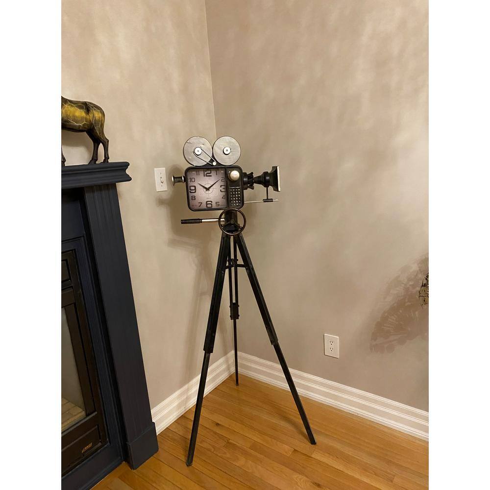 Peterson Artwares Vintage Movie Camera Miniature Ornamental Novelty Collectors Clock