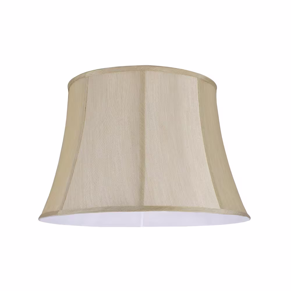 Aspen Creative Corporation 18 in. x 12 in. Beige Bell Lamp Shade