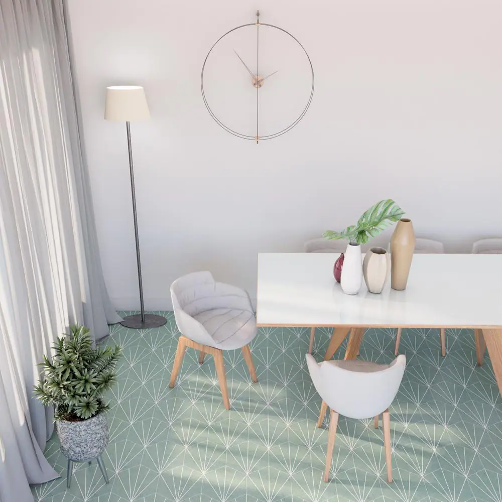 Merola Tile Aster Hex Verde 8-5/8 in. x 9-7/8 in. Porcelain Floor and Wall Tile (11.5 sq. ft./Case)