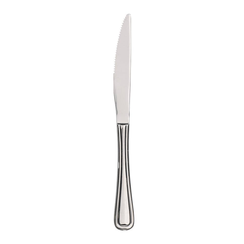 Oneida New Rim Silver 18/10 Stainless Steel Steak Knife (12-Pack)
