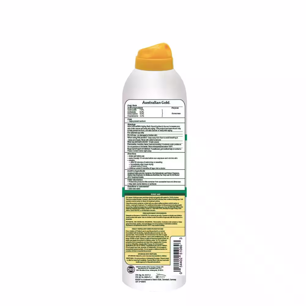 None SPF 30 Insect Repellent Continuous Spray
