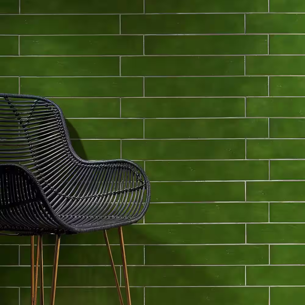 Ivy Hill Tile Appaloosa Moss 3 in. x 18 in. Porcelain Floor and Wall Tile (10.76 sq. ft./Case)