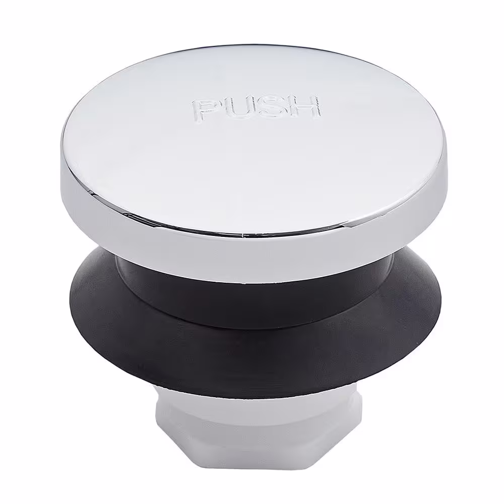 Everbilt 2 in. Toe-Touch Drain Stopper in Chrome