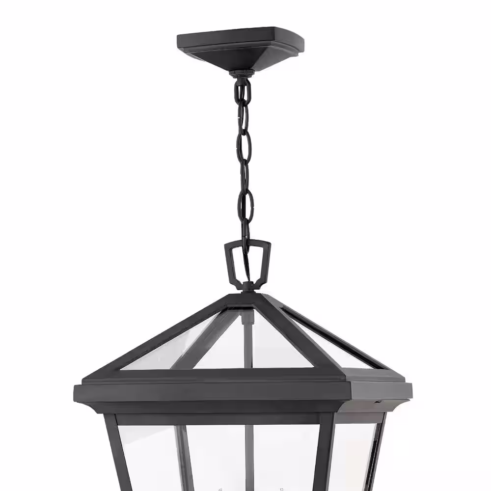 HINKLEY Alford Place Large Museum Black Outdoor Hanging Lantern