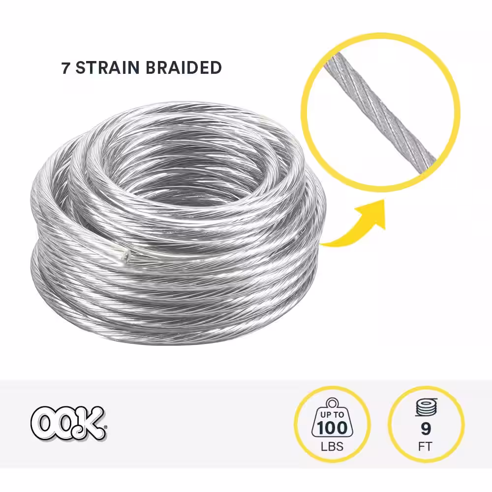 OOK Professional Picture Wire 9 ft. 100 lbs.