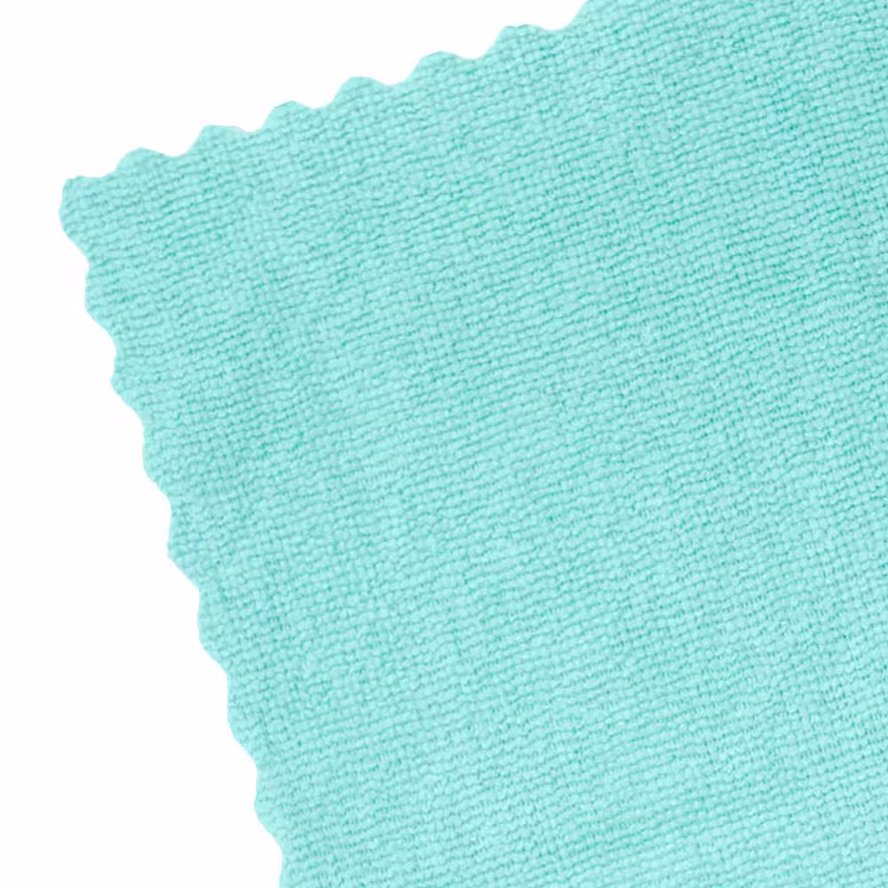RITZ 12 in. x 12in. Spa Green Microfiber Cloth 50 Pack