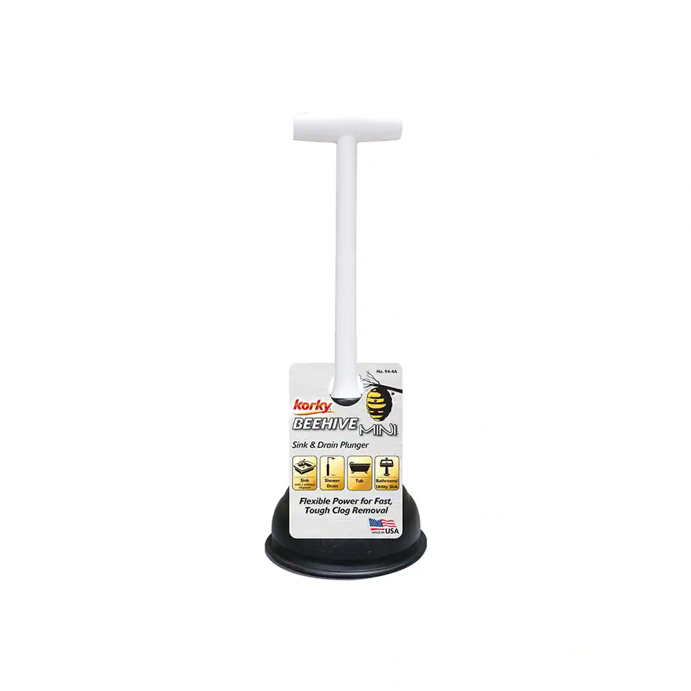Korky Beehive Mini Sink and Drain Plunger