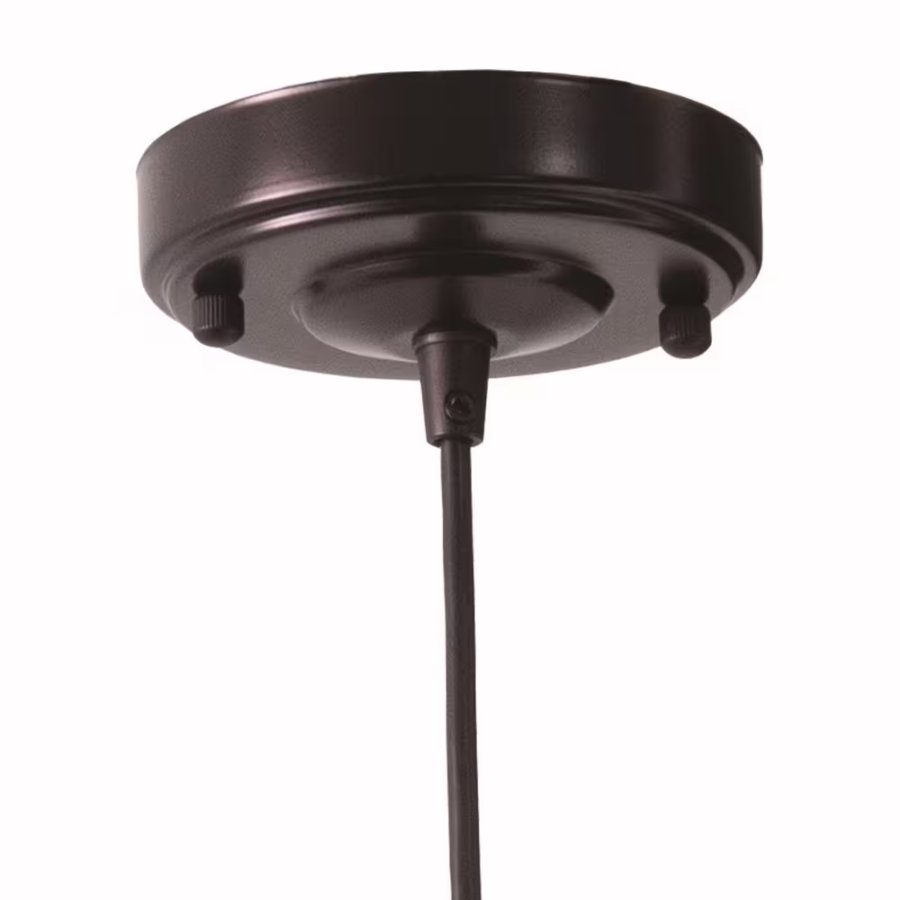 VAXCEL Dorado 1-Light Bronze Gold Farmhouse Outdoor Barn Dome Pendant