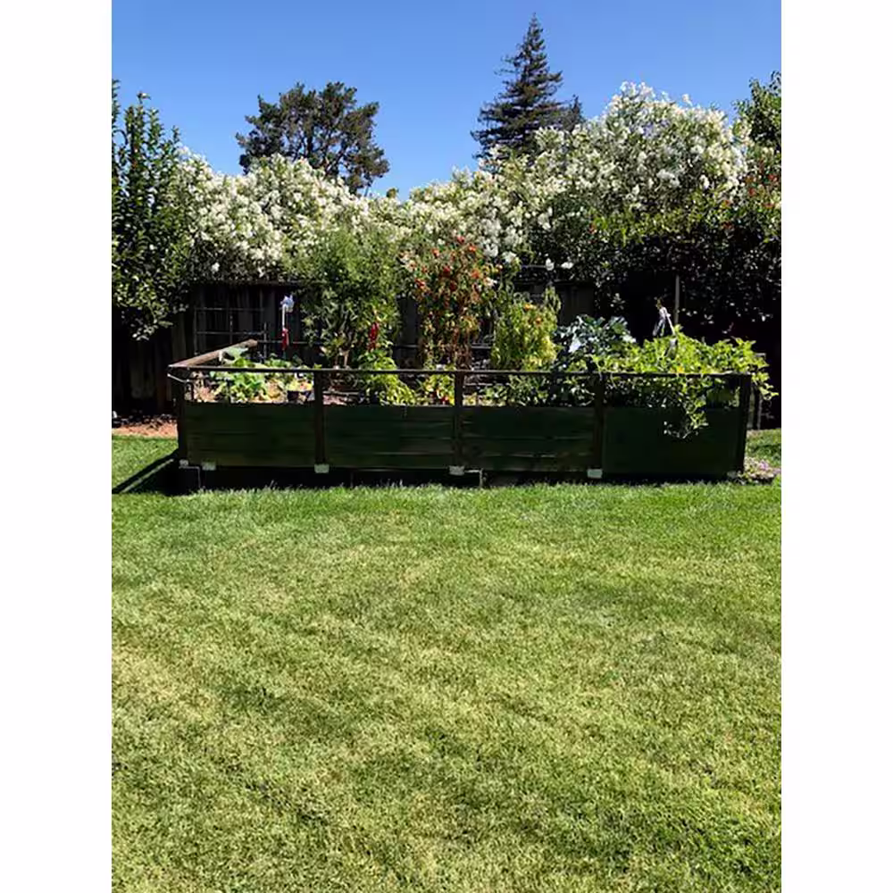 Outdoor Living Today 8 ft. x 16 ft. Cedar Garden in a Box
