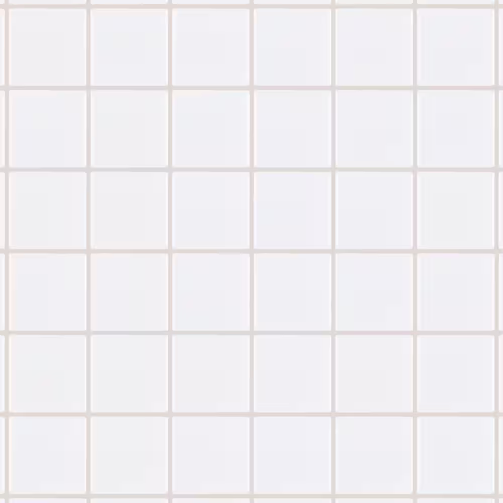 Merola Tile Metro Quad Matte White 11-3/4 in. x 11-3/4 in. Porcelain Mosaic Tile (9.8 sq. ft./Case)