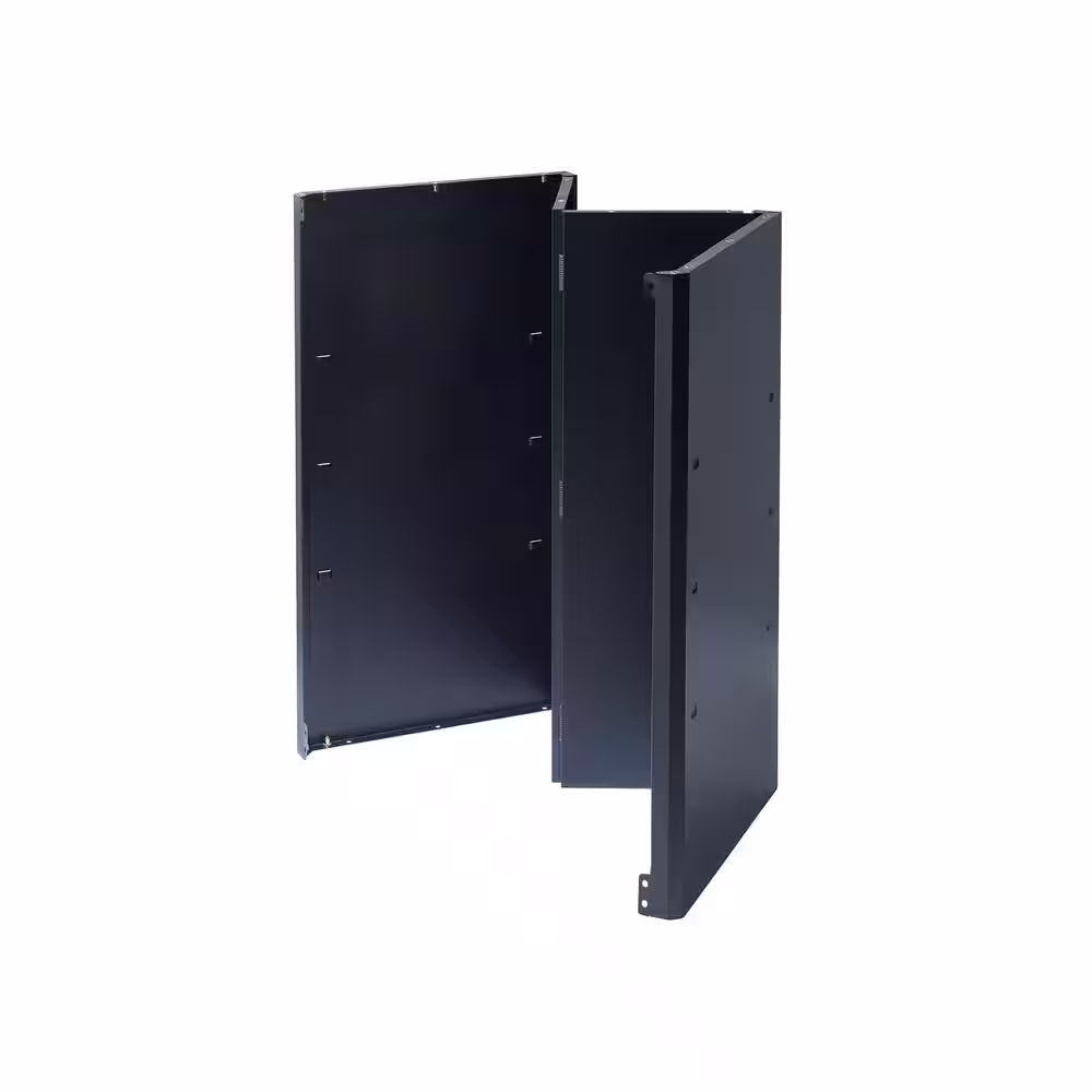 TRINITY 41.3 in. H x 72.2 in. W x 19 in. D Steel Garage Cabinet Set in Black (6-Piece)