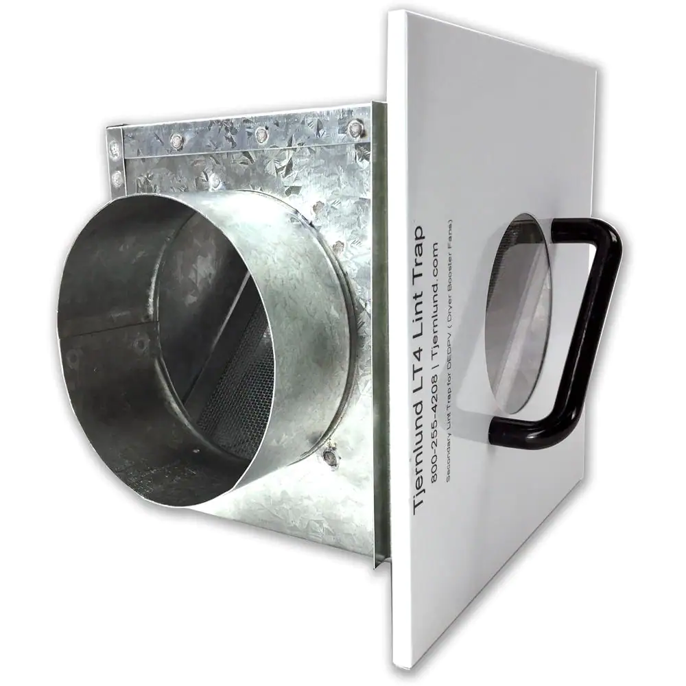 Tjernlund 8.4 in. x 8 in x 10.1 in. Secondary Lint Trap for Dryers Booster Fans