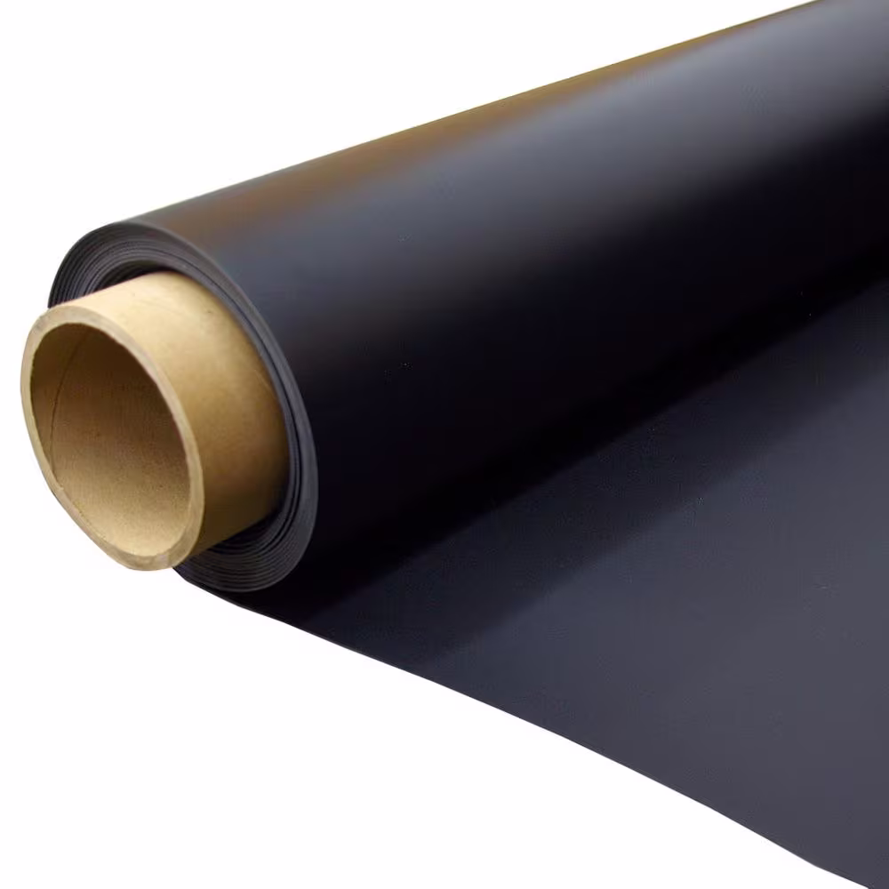 Greatmats Rosco Adagio Black Marley Dance Floor Commercial/Residential Vinyl Sheet Flooring 5.25 ft. x 10 ft.