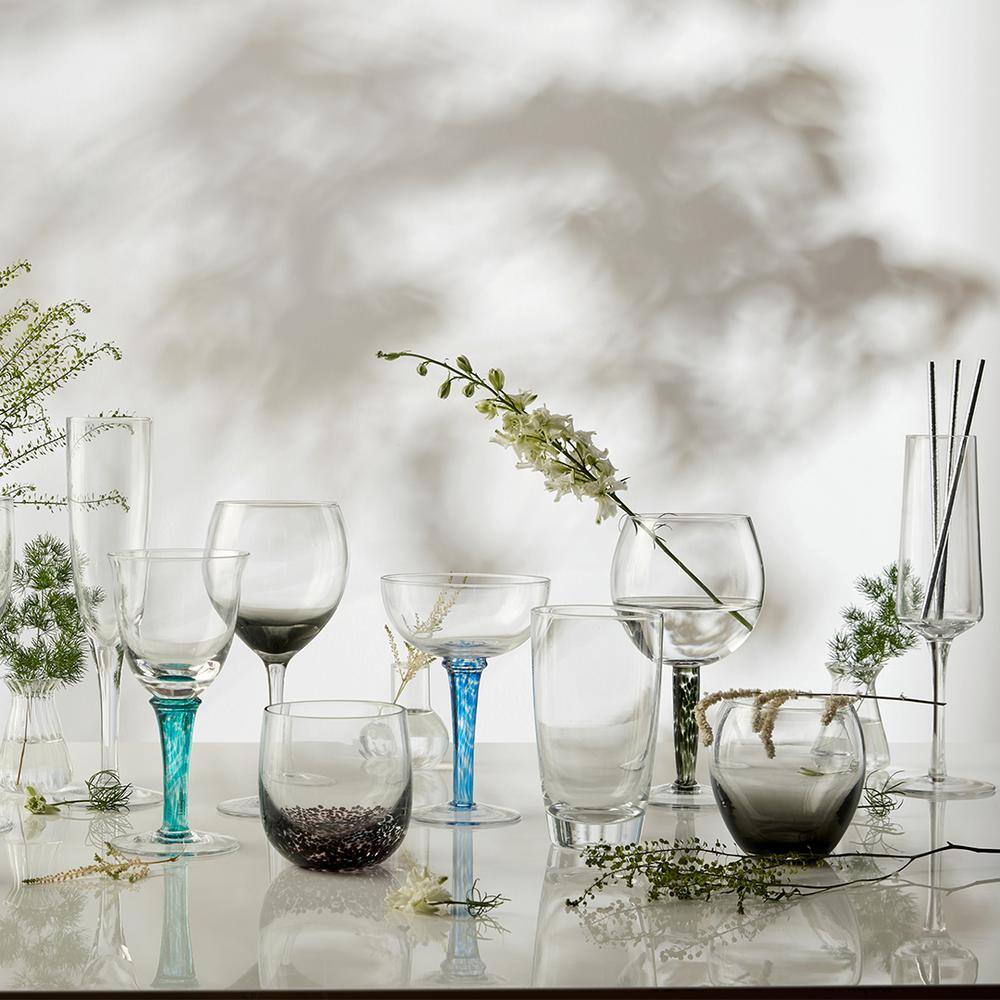 Denby Halo 11.83 oz. Clear Glass Tumblers (Set of 2)