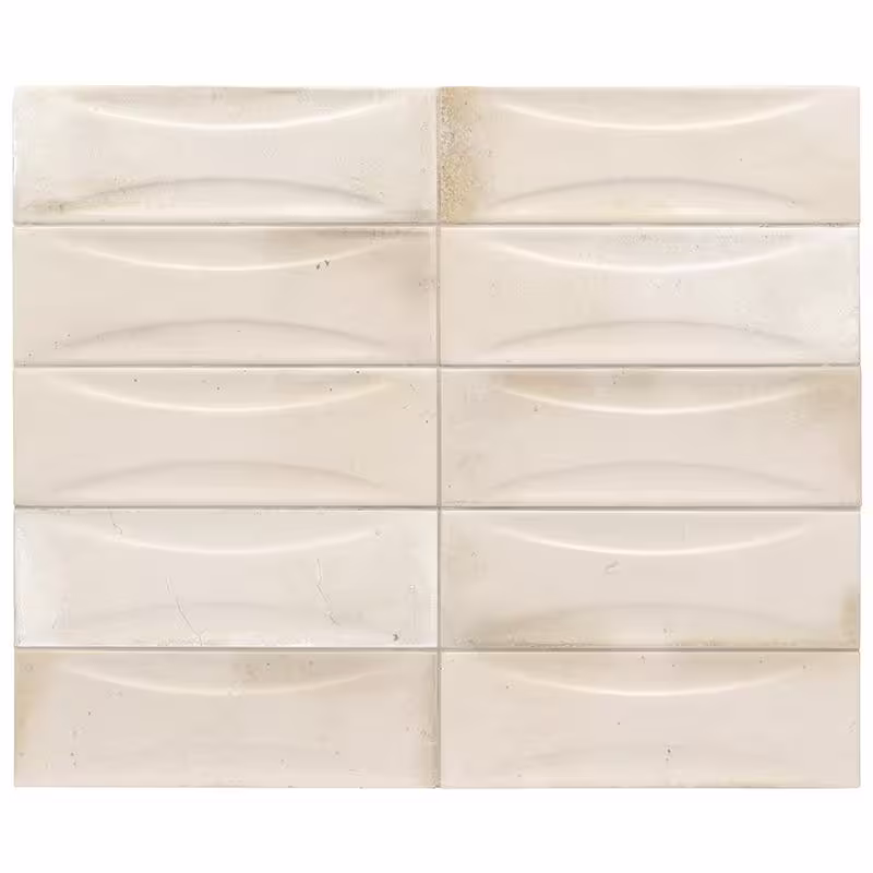 Apollo Tile Antiek White 2.58 in. x 7.9 in. Glossy Ceramic Subway Deco Wall Tile (5.38 sq. ft./case) (38-pack)