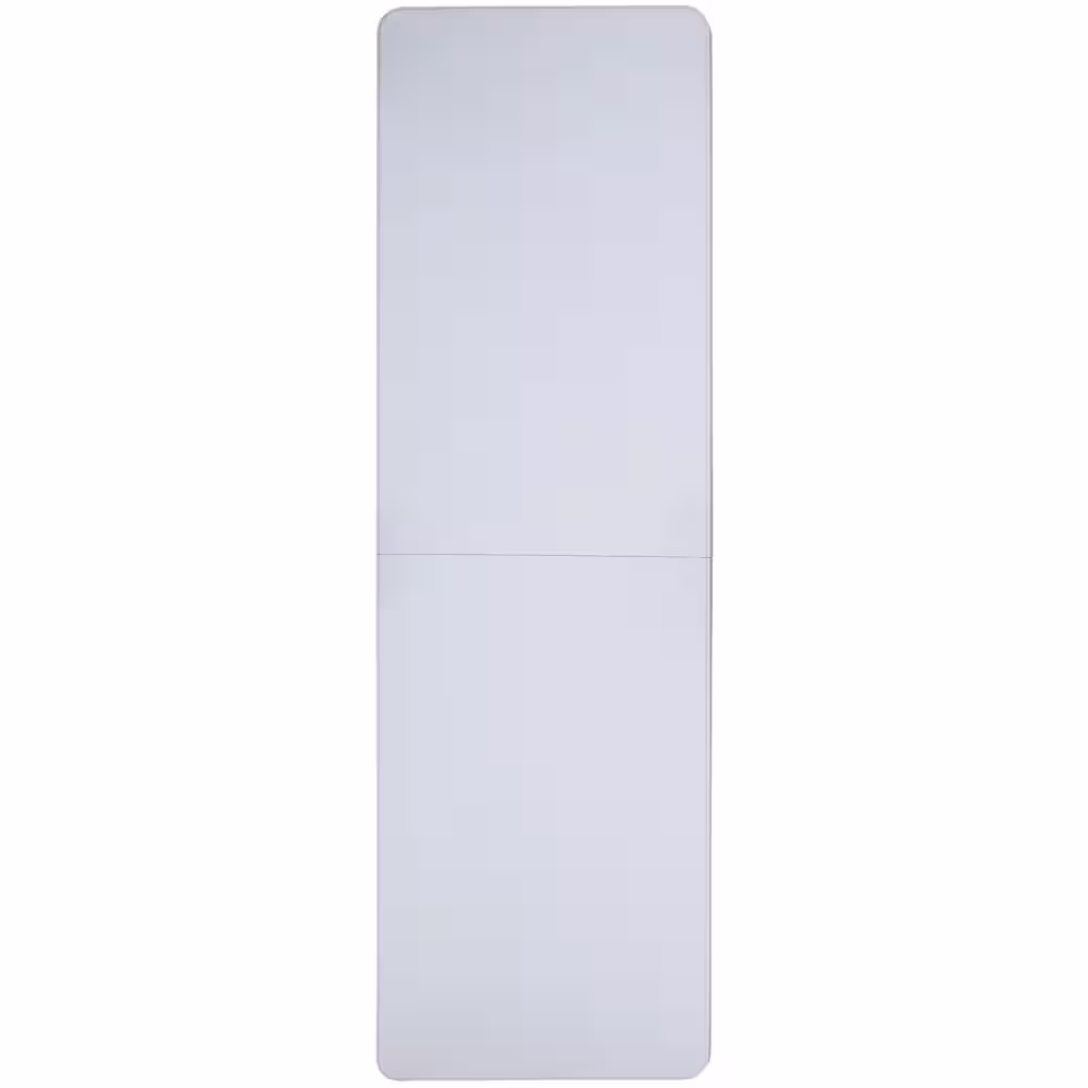 None 96 in. Granite White Plastic Tabletop Metal Frame Folding Table