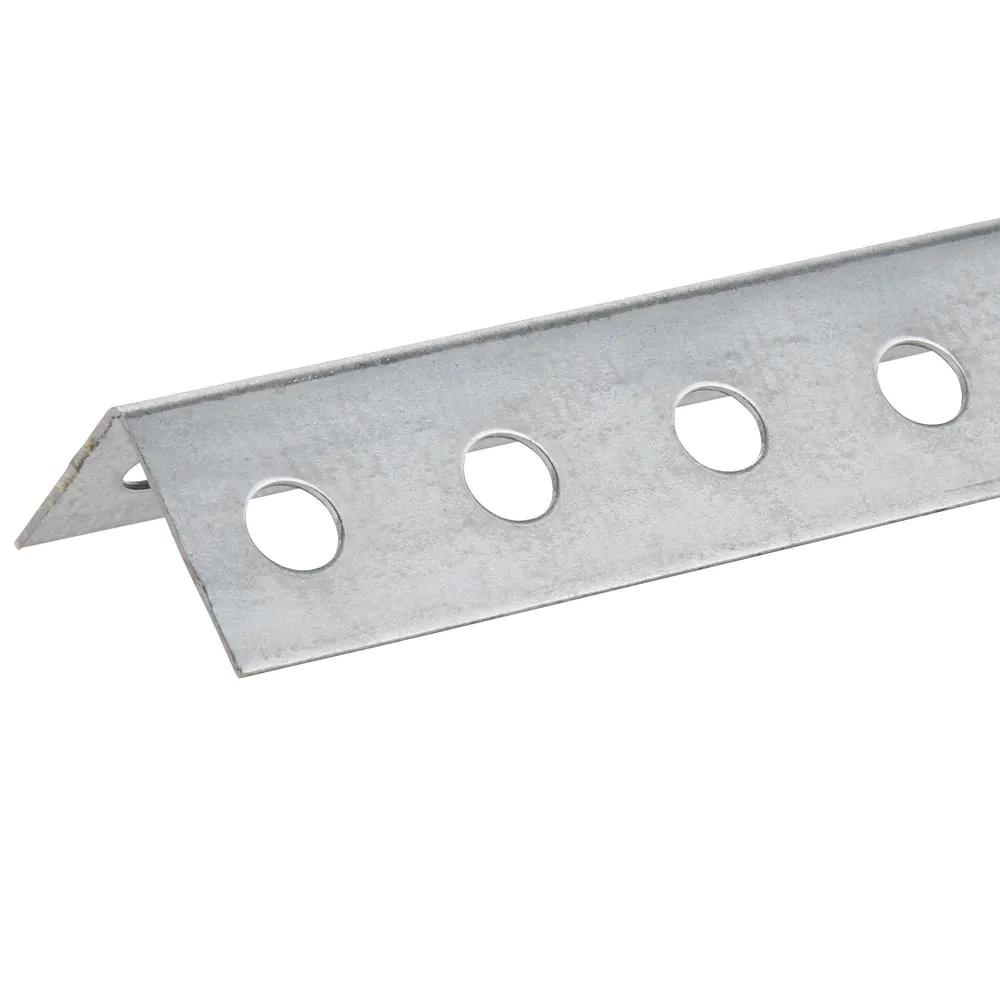 Everbilt 1-1/4 in. x 48 in. Zinc-Plated Punched Angle