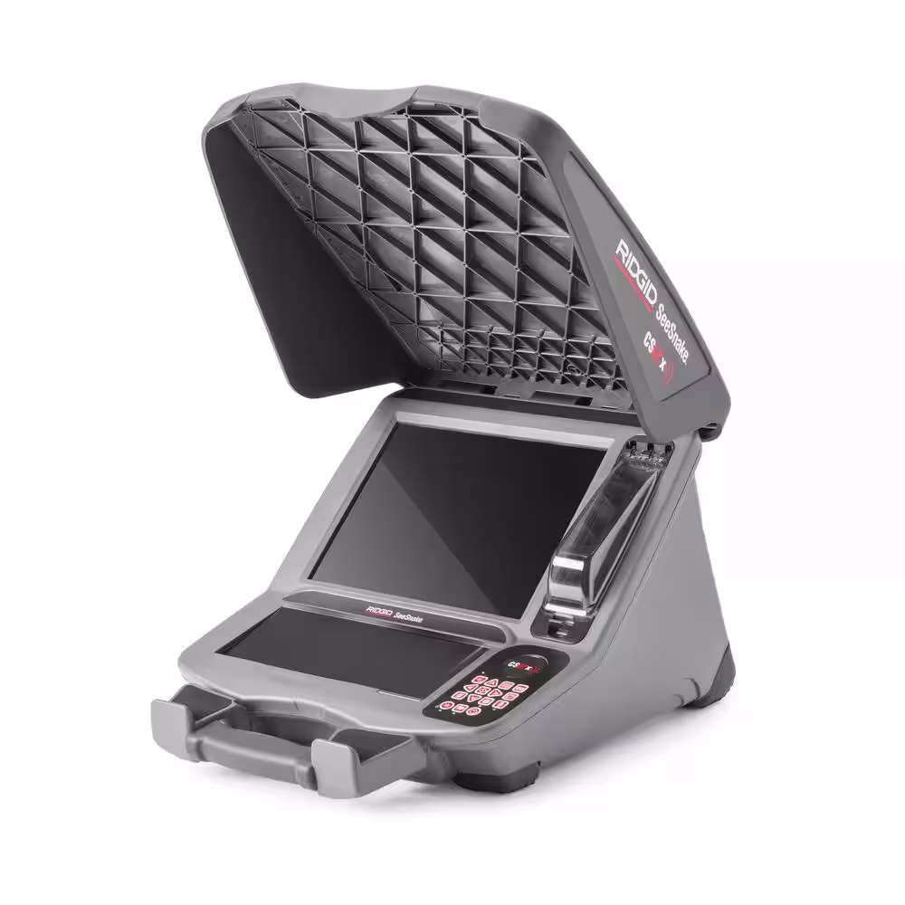 RIDGID SeeSnake CS12x Digital Recording/Reporting 12 in. Monitor Kit for Sewer/Drain/Pipe Inspection (Monitor+2 Batt+1 Charger)
