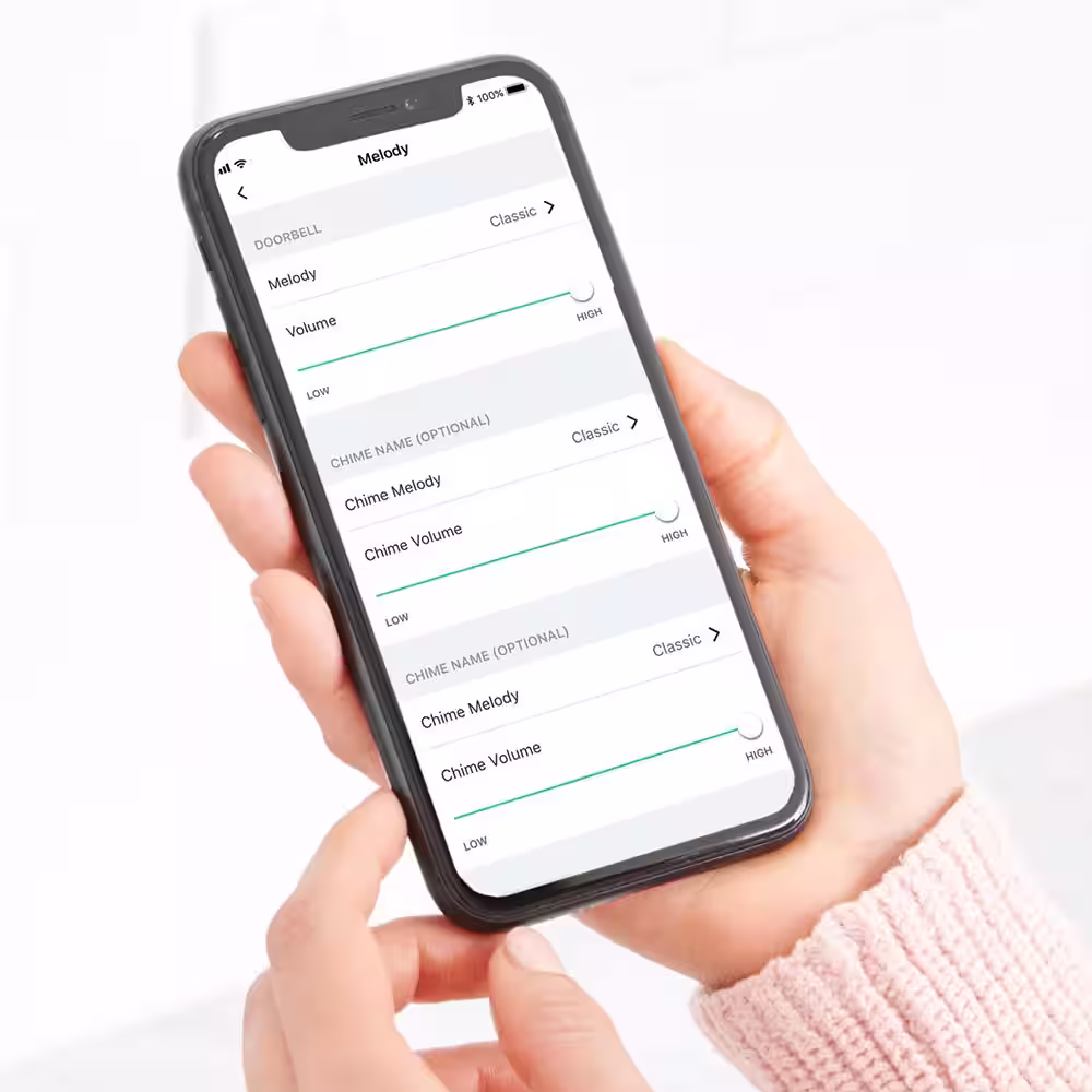 Arlo Chime 2 Smart Video Doorbells, Built-In Siren, Audible Alerts, Customizable Melodies, Wi-Fi Connected
