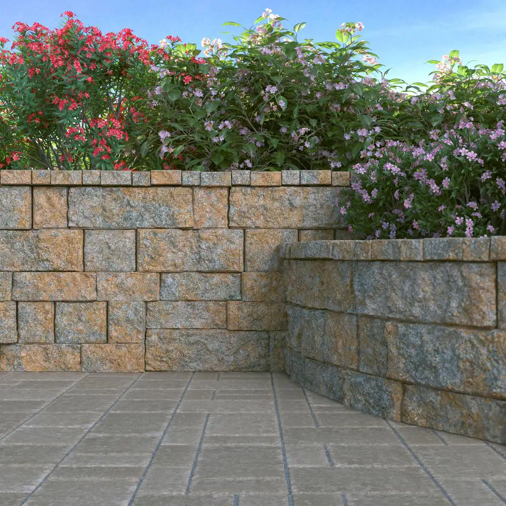 Pavestone RockWall Small 4 in. x 11.75 in. x 6.75 in. Yukon Concrete Retaining Wall Block (144 Pcs. / 46.5 sq. ft. / Pallet)