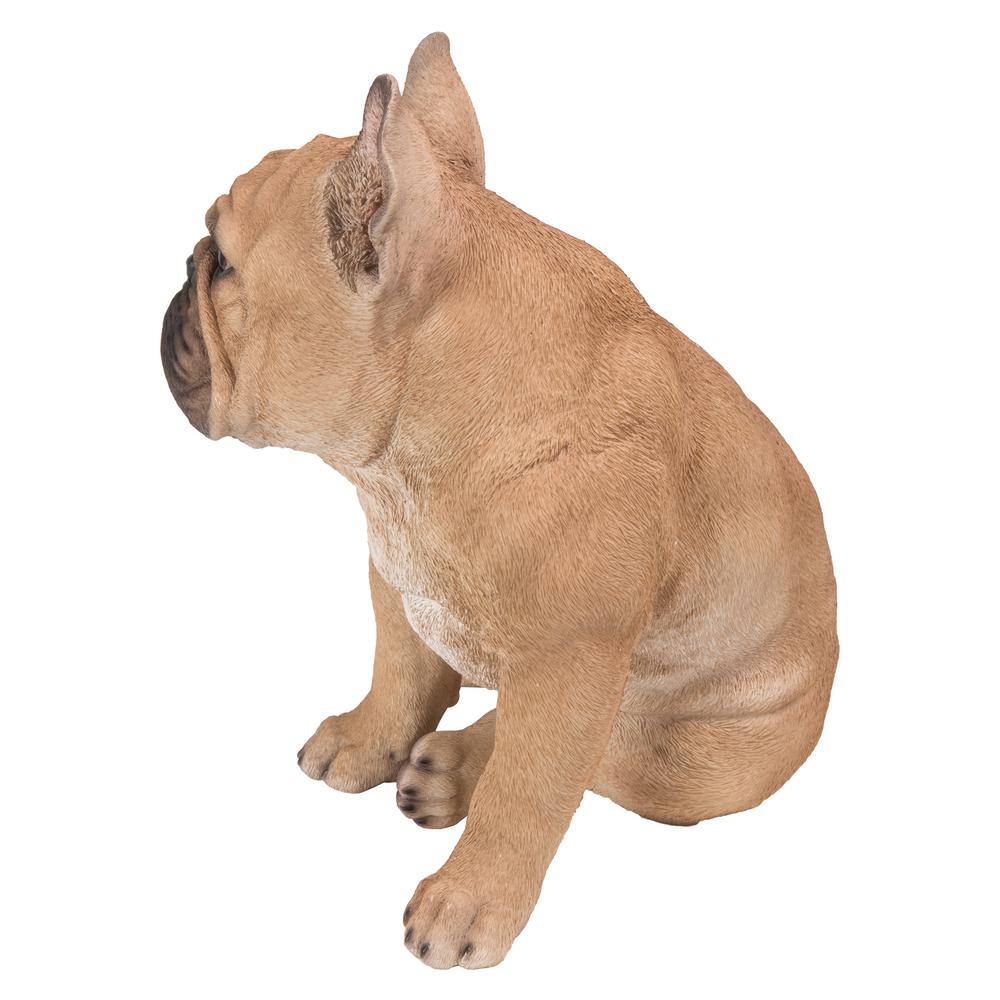 None French Bull Dog Squatting Garden Statue