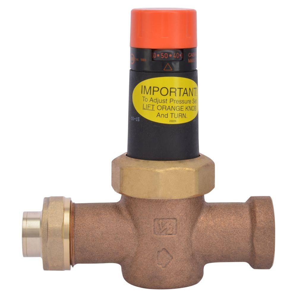 Cash Acme 1/2 in. Bronze Single Union NPT Pressure Regulating Valve